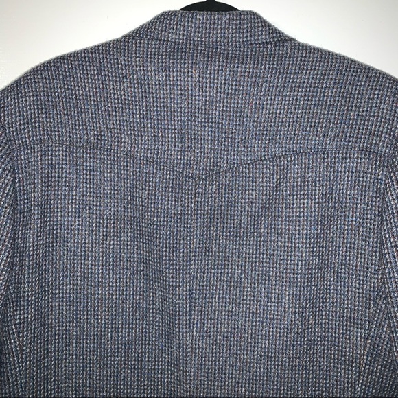 Vintage Tweed Wool Western Elbow Patch Coat - Picture 7 of 8